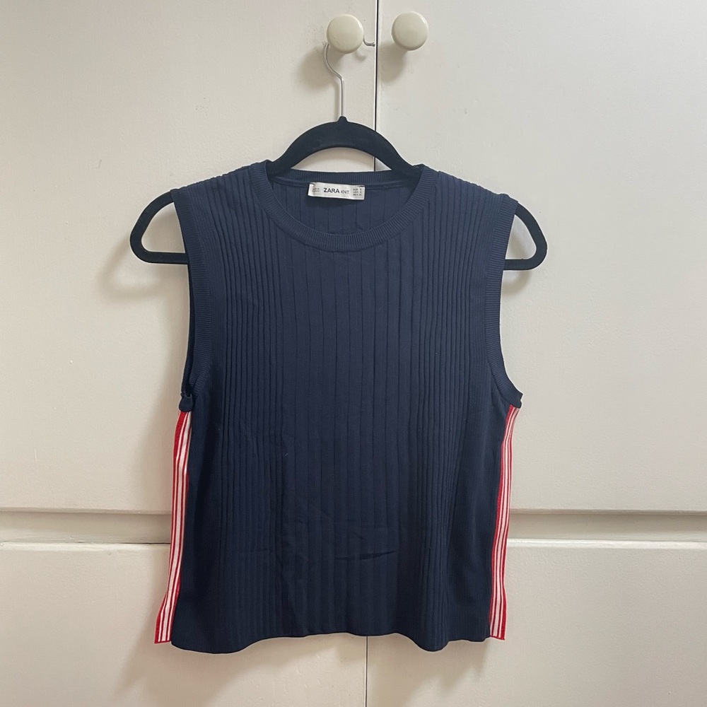 Zara Tank with Racing Stripe Sides